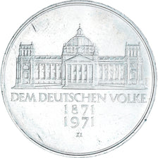 Coin, GERMANY - FEDERAL REPUBLIC, 5 Mark, 1971, Karlsruhe, Germany, EF(40-45)