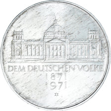 Coin, GERMANY - FEDERAL REPUBLIC, 5 Mark, 1971, Karlsruhe, Germany, EF(40-45)