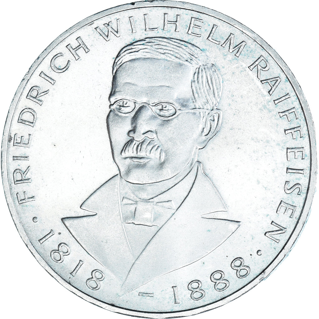 Moneta, GERMANIA - REPUBBLICA FEDERALE, 5 Mark, 1968, Hamburg, Germany, BB