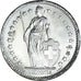 Coin, Switzerland, 2 Francs, 1967, Bern, MS(64), Silver, KM:21
