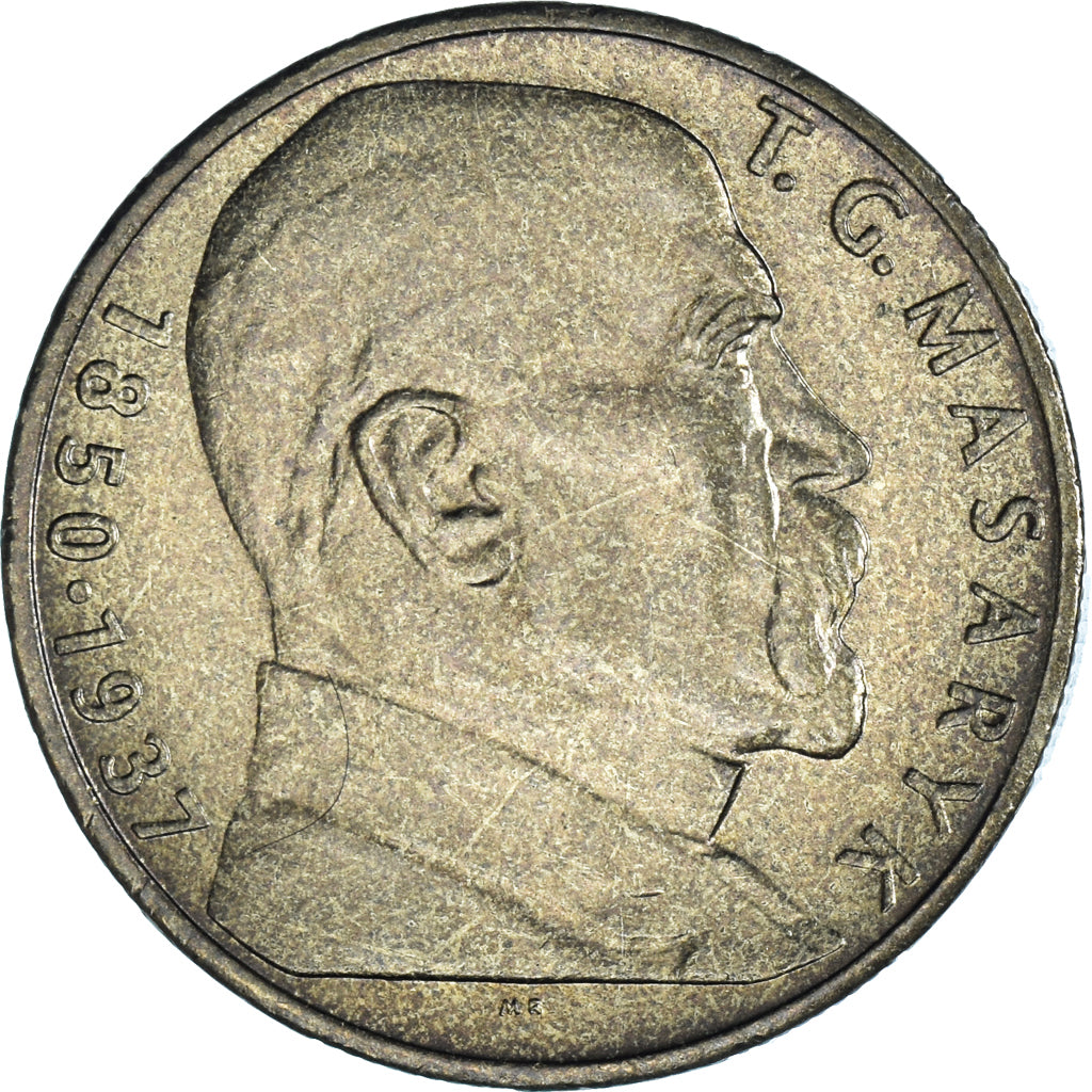 Moneta, Cecoslovacchia, 10 Korun, 1990, Thomas G. Masaryk.