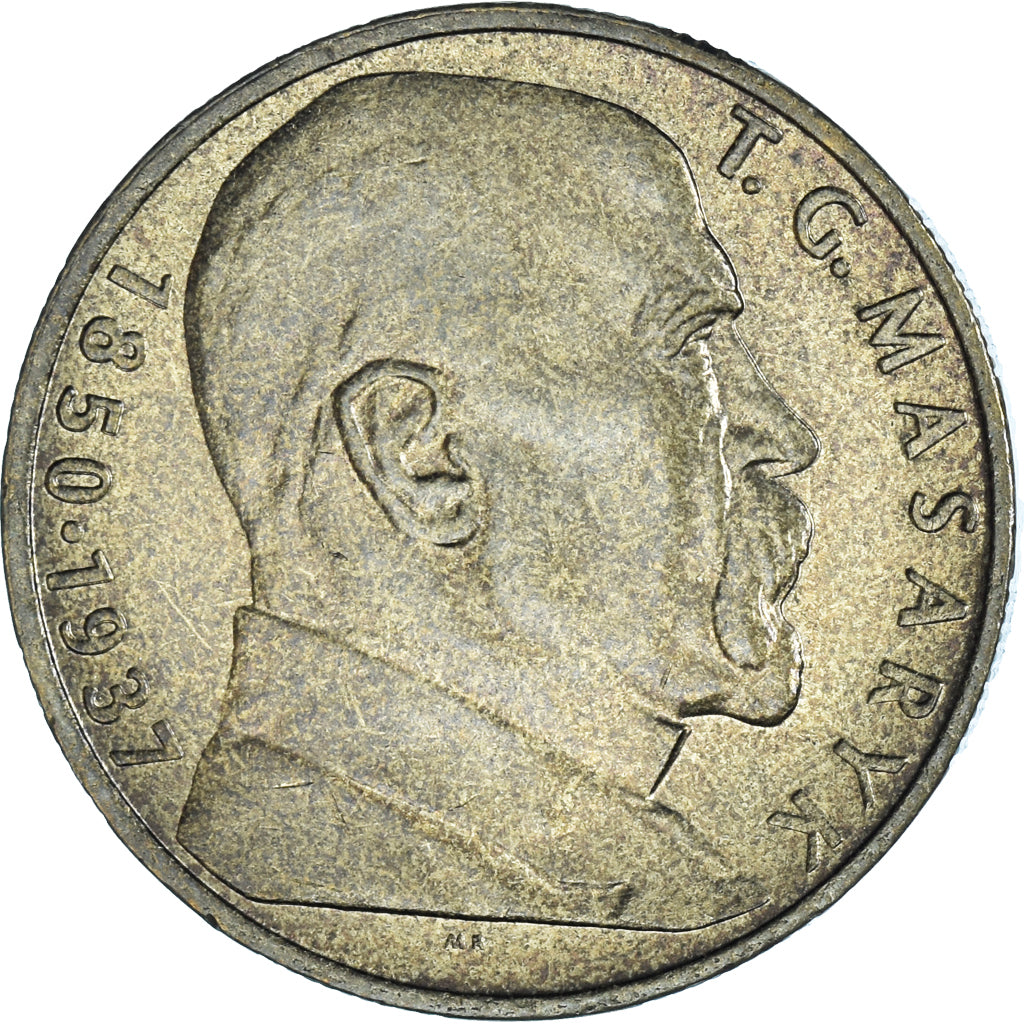 Coin, Czechoslovakia, 10 Korun, 1990, Thomas G. Masaryk.