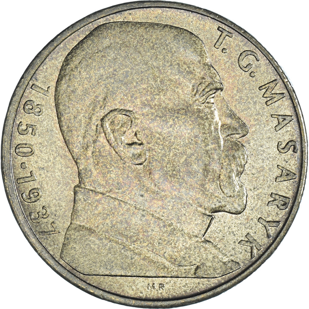 Moneta, Cecoslovacchia, 10 Korun, 1990, Thomas G. Masaryk.