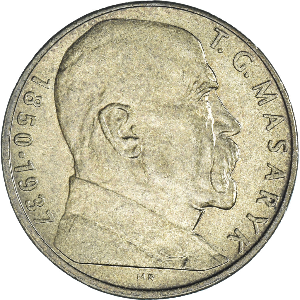 Coin, Czechoslovakia, 10 Korun, 1990, Thomas G. Masaryk.
