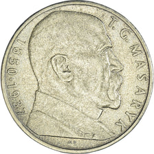 Münze, Tschechoslowakei, 10 Korun, 1990, Thomas G. Masaryk."MR" below bust
