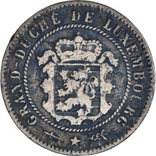 Coin, Luxembourg, William III, 5 Centimes, 1854, Utrecht, VF(20-25), Bronze