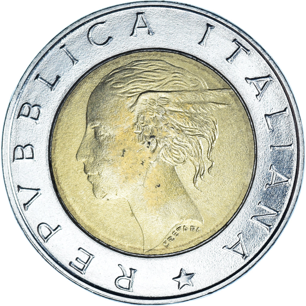 Munten, Italië, 500 Lire, 1997, Rome, FR+, Bi-Metallic, KM:187