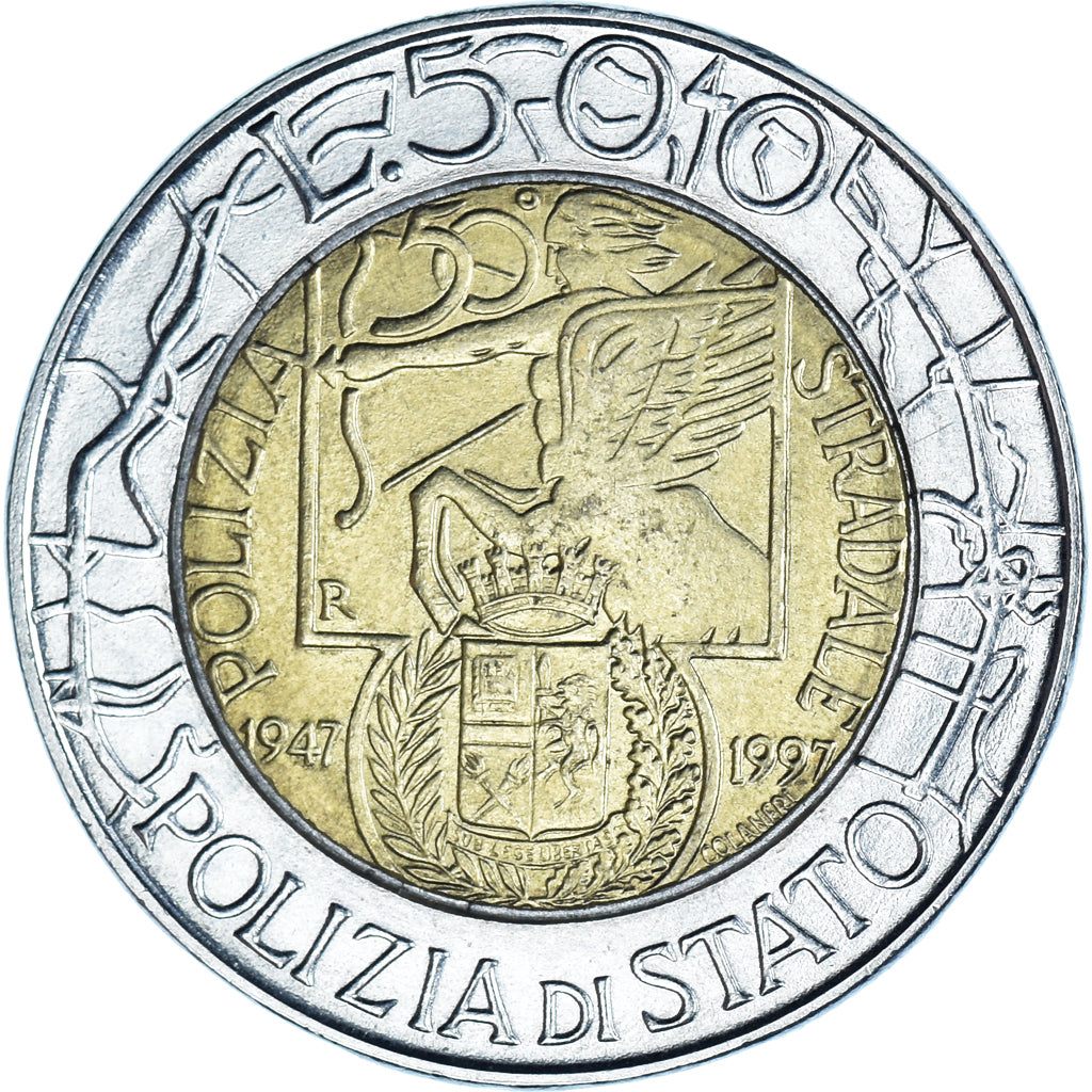 Munten, Italië, 500 Lire, 1997, Rome, FR+, Bi-Metallic, KM:187