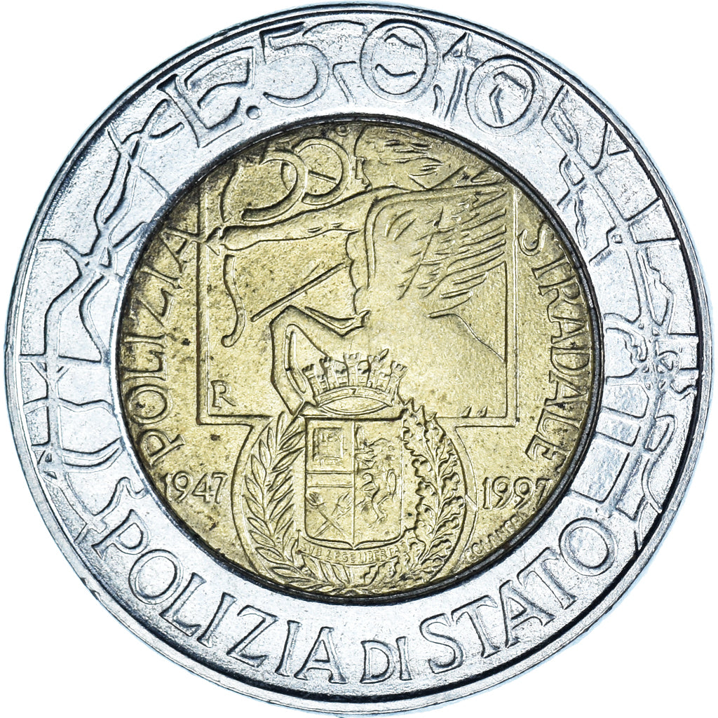 Munten, Italië, 500 Lire, 1997, Rome, ZF, Bi-Metallic, KM:187