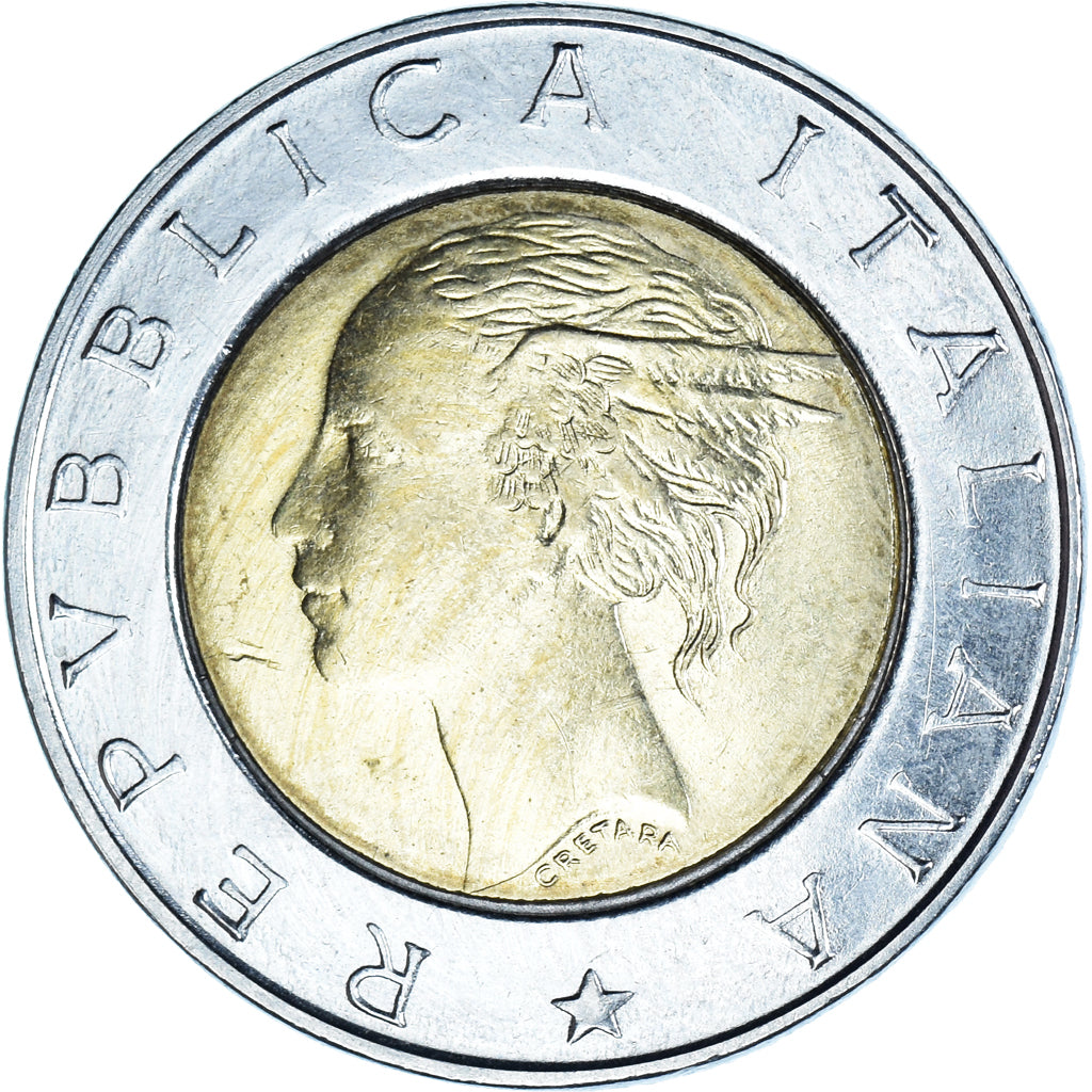 Coin, Italy, 500 Lire, 1999, Rome, EF(40-45), Bi-Metallic, KM:203
