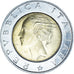 Coin, Italy, 500 Lire, 1999, Rome, EF(40-45), Bi-Metallic, KM:203