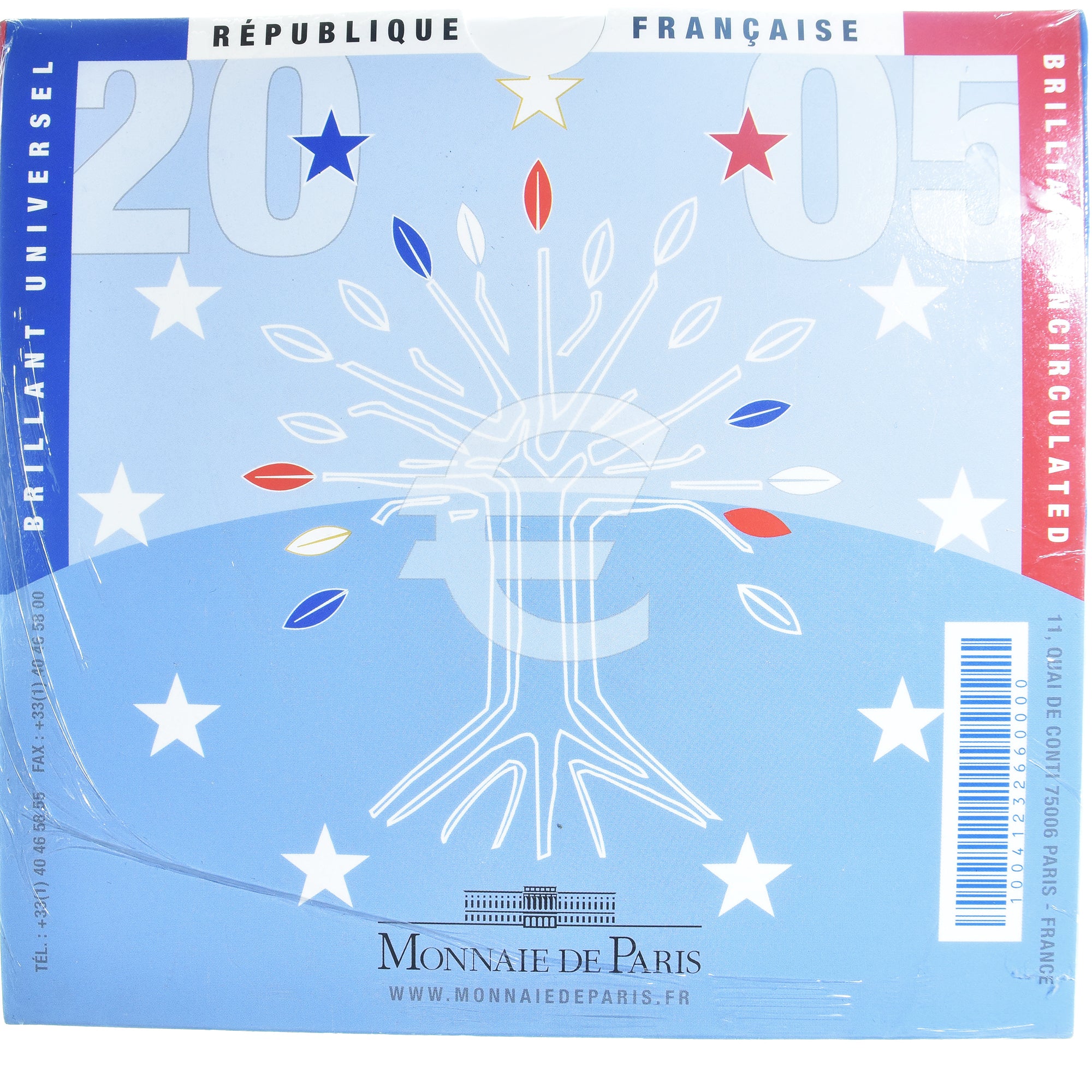 Francia, Monnaie de Paris, Euro-Set, 2005, FDC.BU, FDC, Sin información