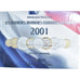 Münze, Frankreich, Coffret 1 c. à 20 frs., 2001, Monnaie de Paris, FDC.BU