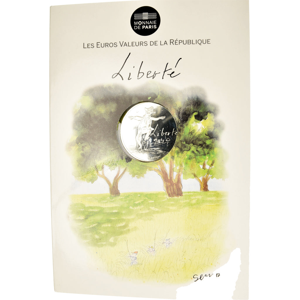 France, 10 Euro, Liberté Eté Sempé, 2014, Paris, LIBERTÉ ETÉ SEMPÉ