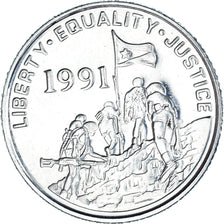 Coin, Eritrea, 10 Cents, 1997, MS(63), Nickel Clad Steel, KM:45