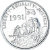 Coin, Eritrea, 10 Cents, 1997, MS(63), Nickel Clad Steel, KM:45