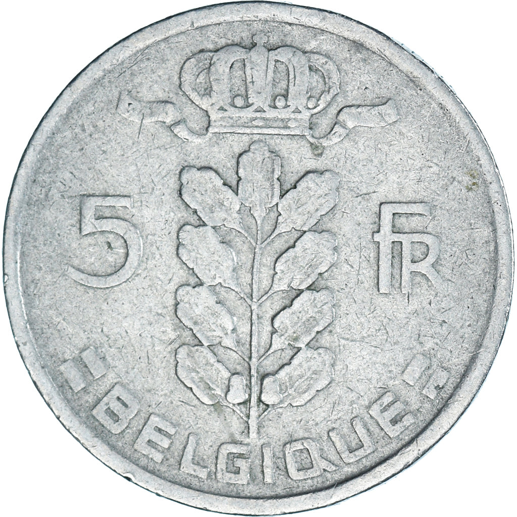 Monnaie, Belgique, 5 Francs, 5 Frank, 1950, TB, Cupro-nickel, KM:134.1