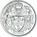 Moneda, Guyana, 25 Cents, 1990, MBC, Cobre - níquel, KM:34