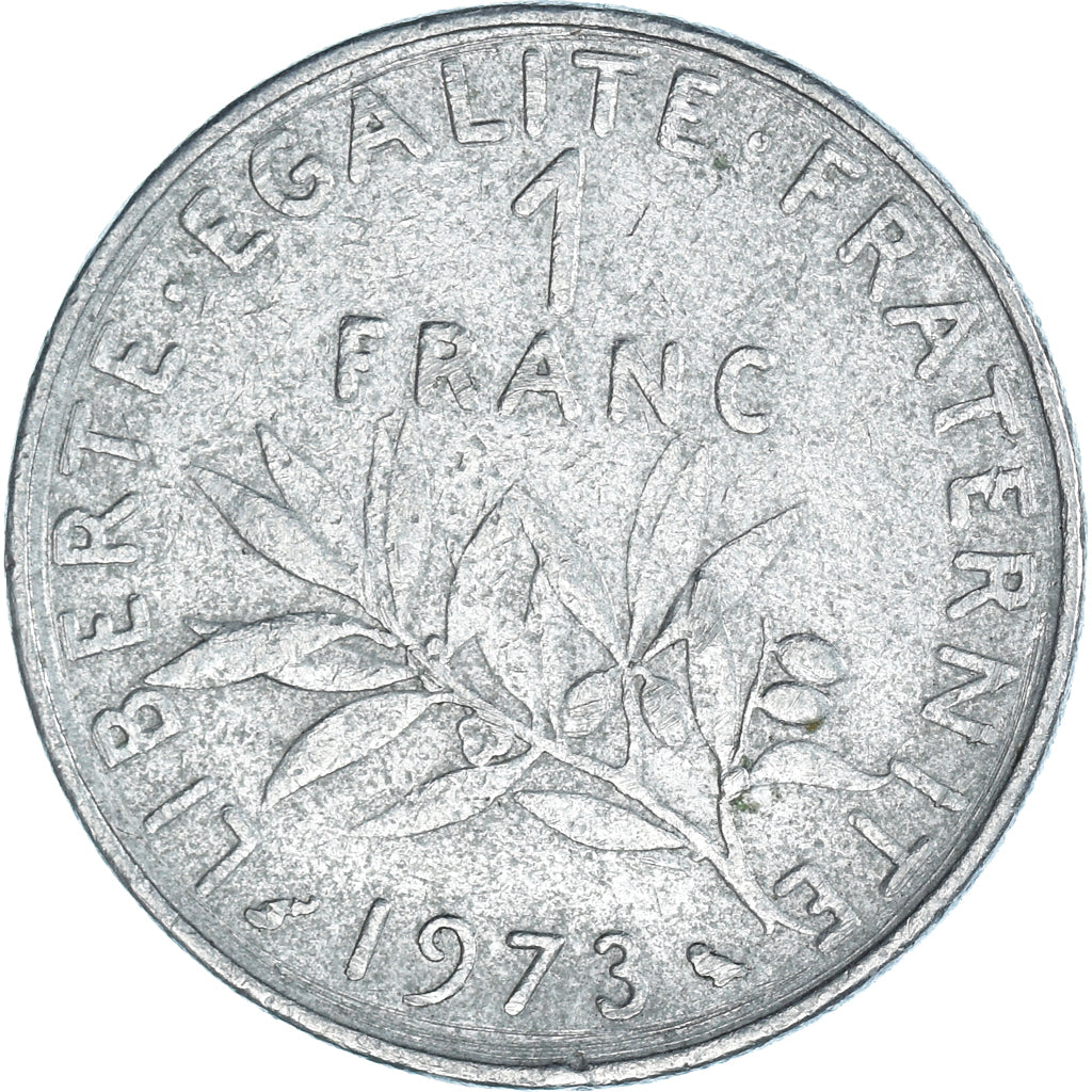 Moneta, Francja, Semeuse, Franc, 1973, Paris, VF(20-25), Nikiel, KM:925.1