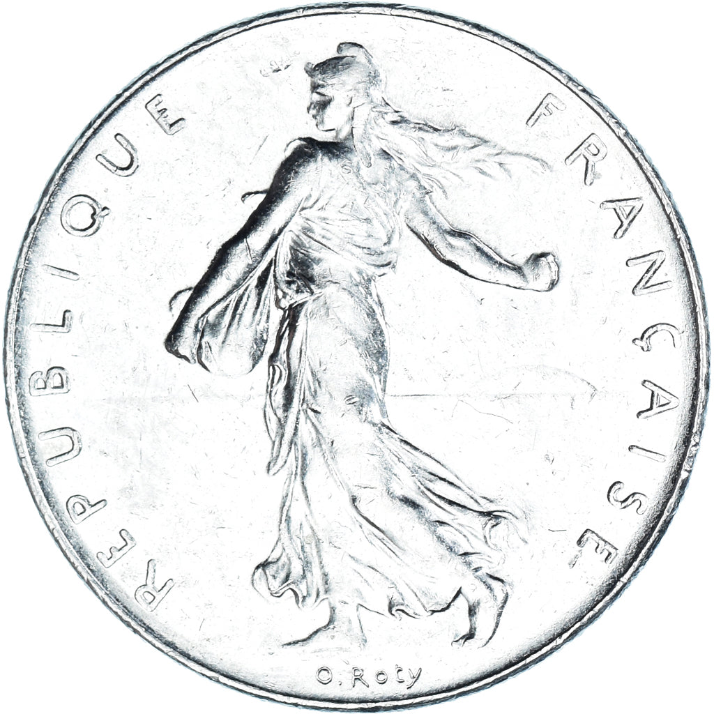 Moneta, Francja, Semeuse, Franc, 2001, Paris, MS(63), Nikiel, KM:925.1