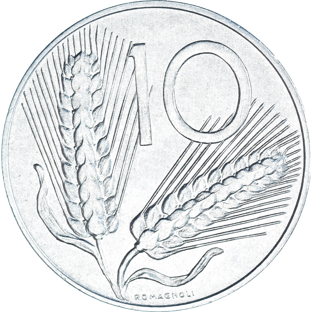 Moeda, Itália, 10 Lire, 1998, Rome, MS(63), Alumínio, KM:93