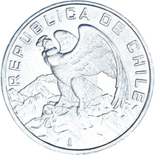 Coin, Chile, 10 Escudos, 1974, MS(63), Aluminum, KM:200