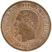 FRANCE, Napoléon III, Centime, 1854, Strasbourg, KM #775.3, MS(60-62), Bronze, G