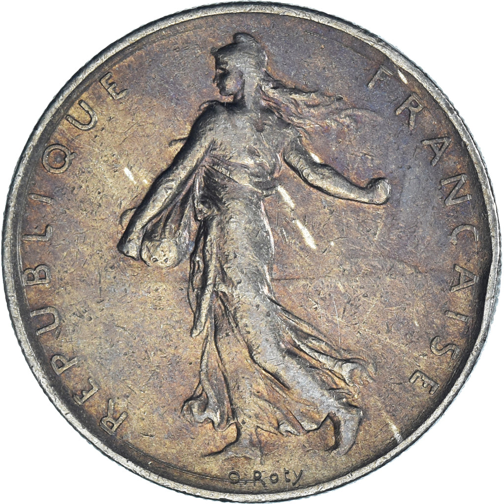 Moneta, Francja, Semeuse, Franc, 1960, Paris, VF(20-25), Nikiel, KM:925.2