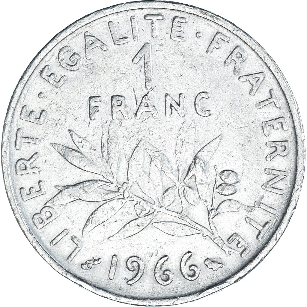 Monnaie, France, Semeuse, Franc, 1966, Paris, TB, Nickel, Gadoury:474, KM:925.1