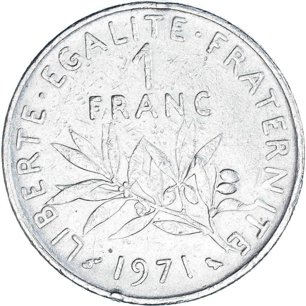 Monnaie, France, Semeuse, Franc, 1971, Paris, TB+, Nickel, Gadoury:474, KM:925.1