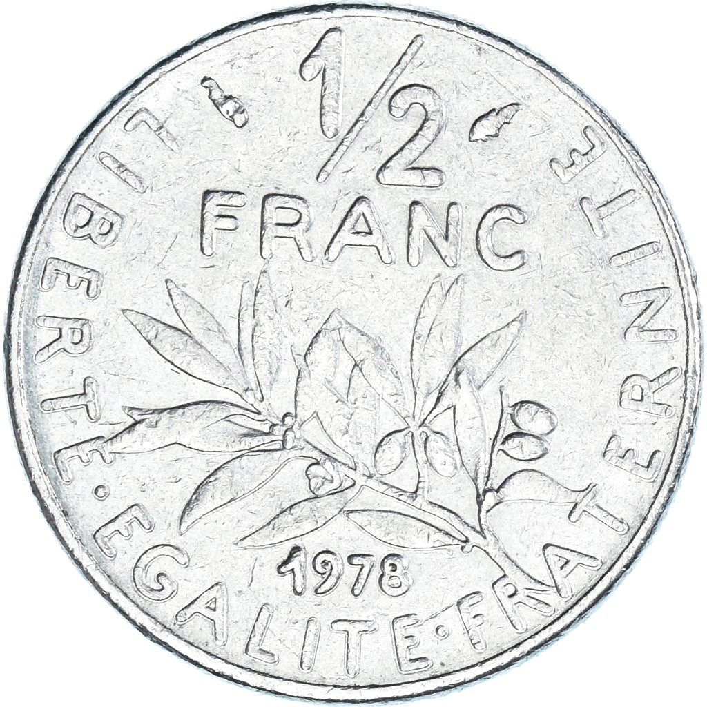 Coin, France, Semeuse, 1/2 Franc, 1978, Paris, VF(30-35), Nickel, KM:931.1