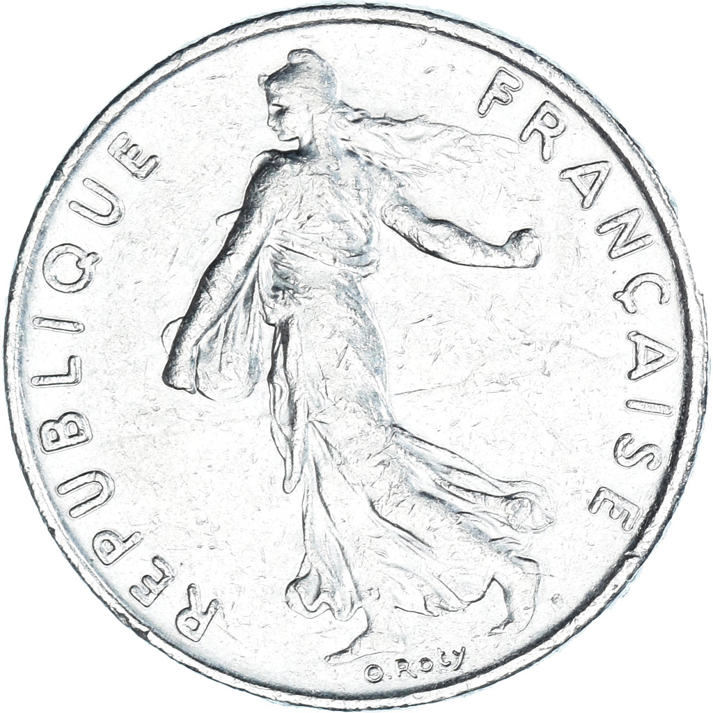 Moeda, França, Semeuse, 1/2 Franc, 1991, VF(30-35), Níquel, KM:931.2