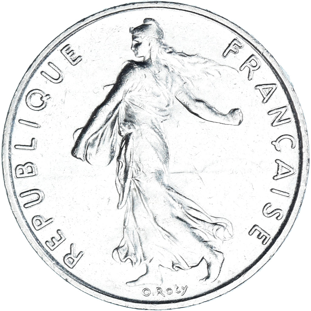 Munten, Frankrijk, Semeuse, 1/2 Franc, 2000, Paris, PR, Nickel, KM:931.1, Le