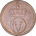 Munten, Noorwegen, Olav V, Ore, 1970, ZF+, Bronzen, KM:403