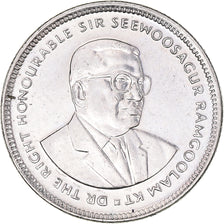 Coin, Mauritius, 20 Cents, 2010, VF(30-35), Nickel plated steel, KM:53