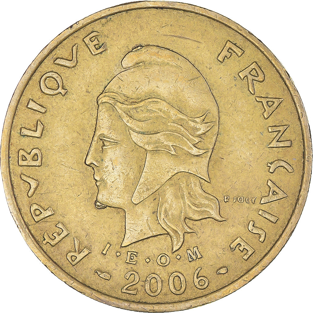 Coin, French Polynesia, 100 Francs, 2006, EF(40-45), Bronze-Aluminium, KM:14A