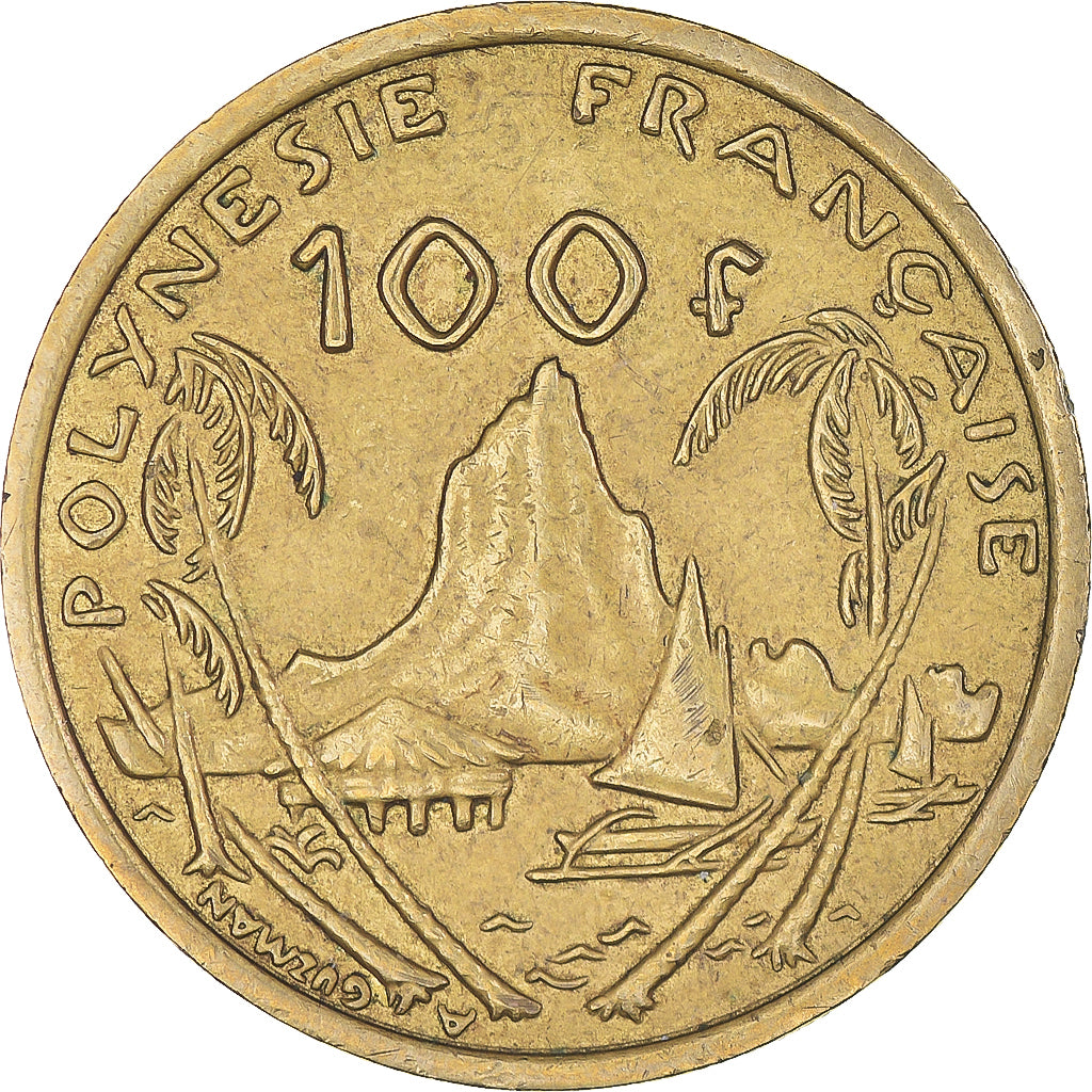 Coin, French Polynesia, 100 Francs, 2006, EF(40-45), Bronze-Aluminium, KM:14A