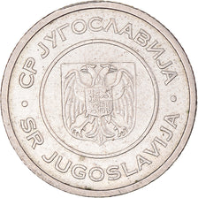 Monnaie, Yougoslavie, Dinar, 2002, Belgrade, TTB, Cuivre-Nickel-Zinc