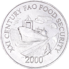 Coin, Panama, Centesimo, 2000, FAO, MS(63), Aluminum, KM:132