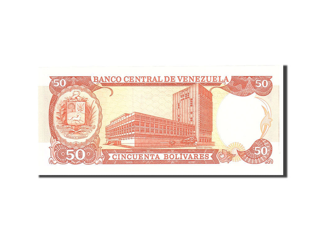 Geldschein, Venezuela, 50 Bolivares, 1990, 1990-05-31, KM:65c, UNZ