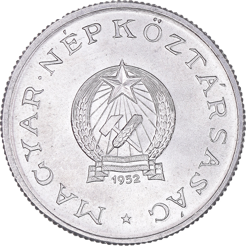 Coin, Hungary, Forint, 1952, Budapest, AU(55-58), Aluminum, KM:545