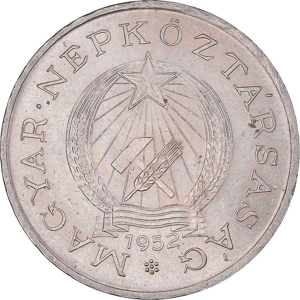 Münze, Ungarn, 2 Forint, 1952, Budapest, VZ, Kupfer-Nickel, KM:548