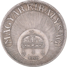 Coin, Hungary, 20 Fillér, 1940, Budapest, MS(63), Copper-nickel, KM:508