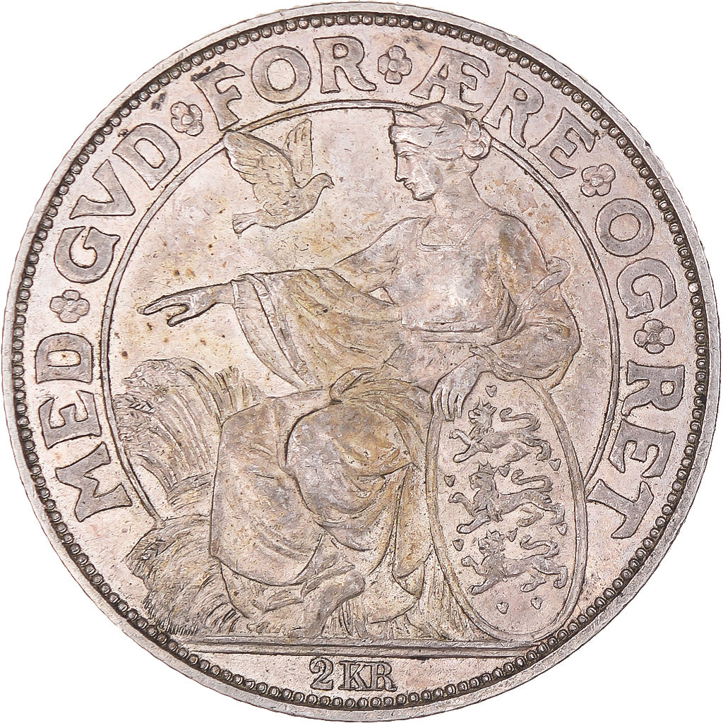 Coin, Denmark, Christian IX, 2 Kroner, 1903, Copenhagen, AU(55-58), Silver