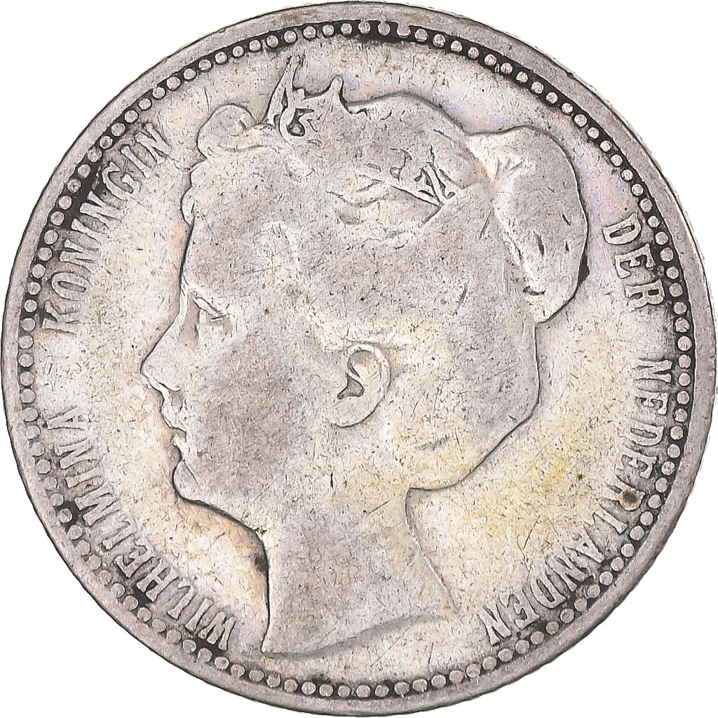 Münze, Niederlande, Wilhelmina I, 25 Cents, 1904, Utrecht, S, Silber, KM:120.2