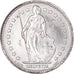 Coin, Switzerland, Franc, 1967, Bern, MS(63), Silver, KM:24