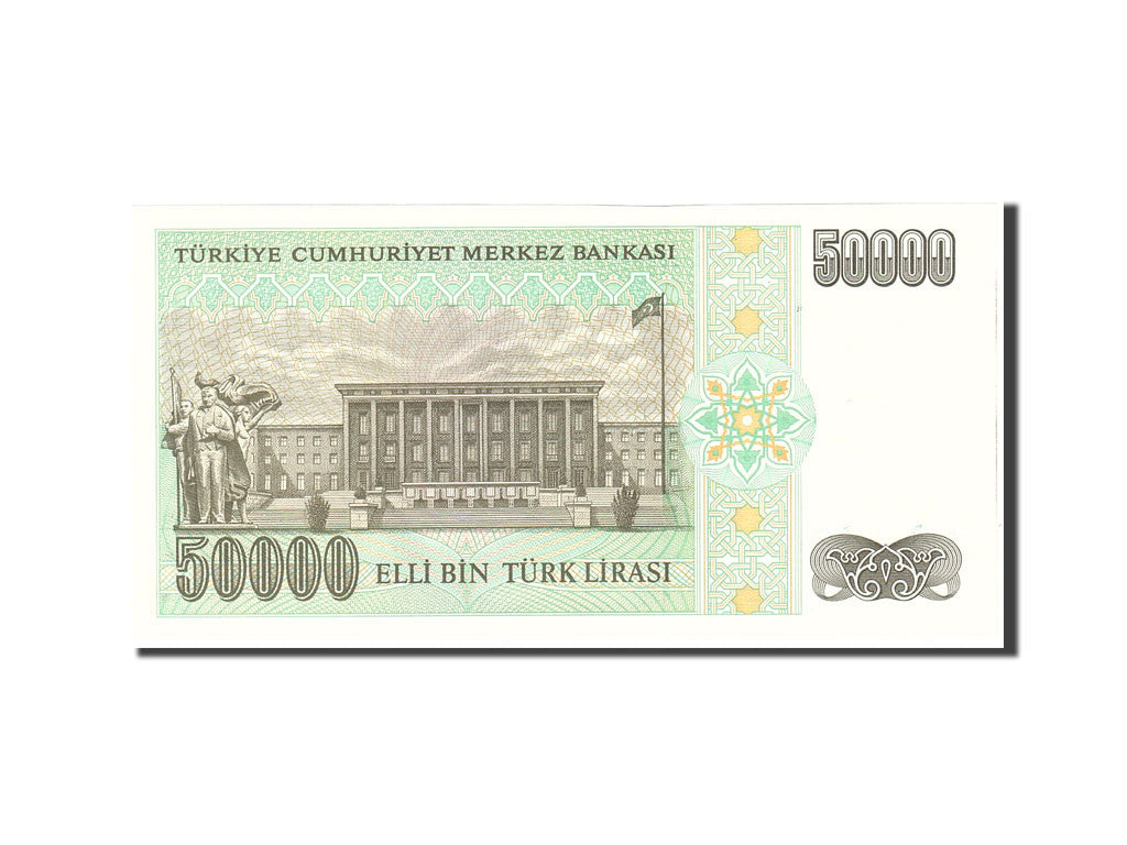 Banknote, Turkey, 50,000 Lira, 1970, Undated, KM:204, UNC(65-70)