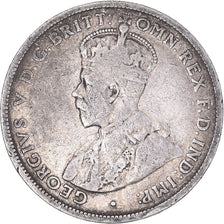 Coin, Australia, George V, Florin, 1918, Melbourne, VF(30-35), Silver, KM:27