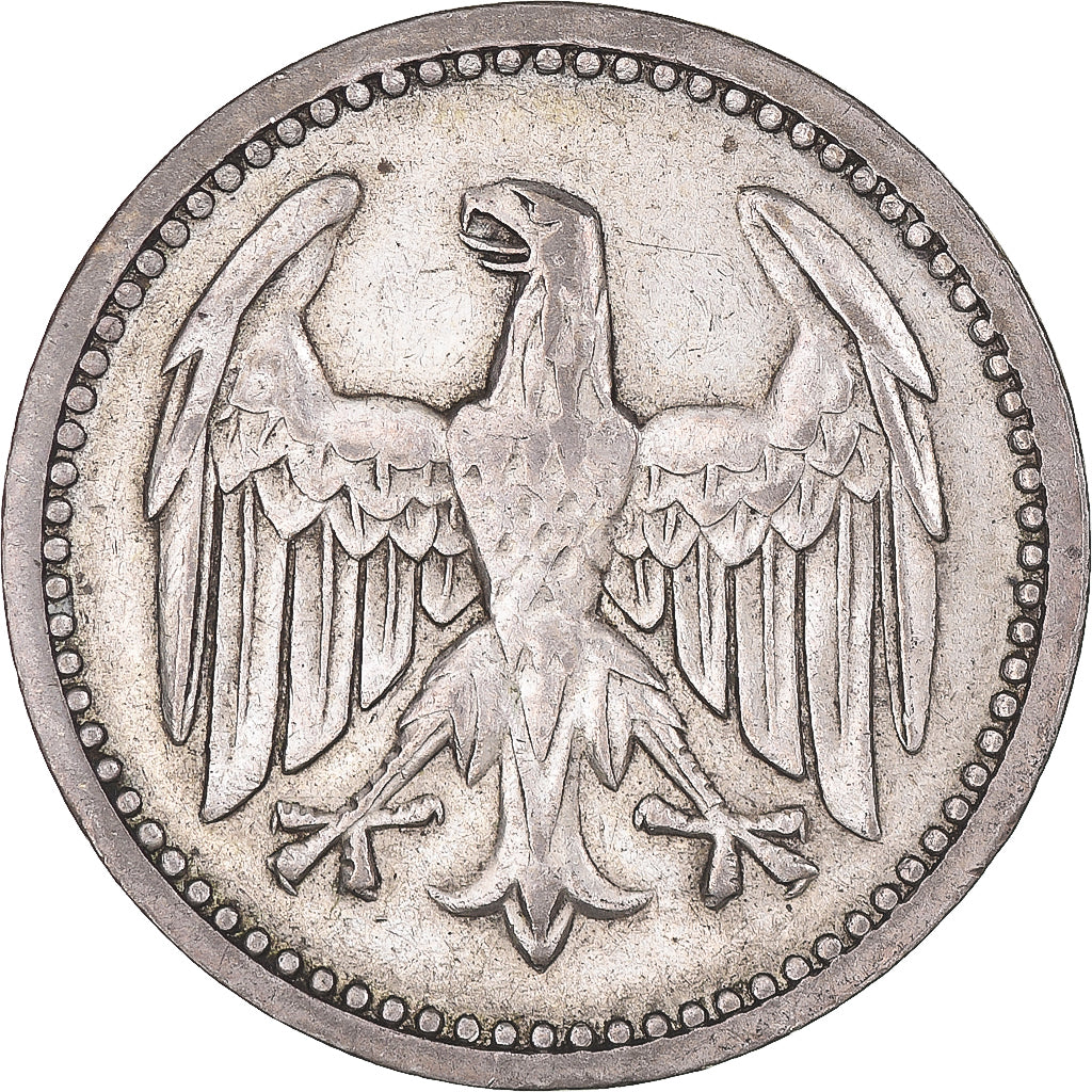 Coin, GERMANY, WEIMAR REPUBLIC, 3 Mark, 1924, Berlin, EF(40-45), Silver, KM:43