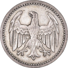 Coin, GERMANY, WEIMAR REPUBLIC, 3 Mark, 1924, Berlin, EF(40-45), Silver, KM:43